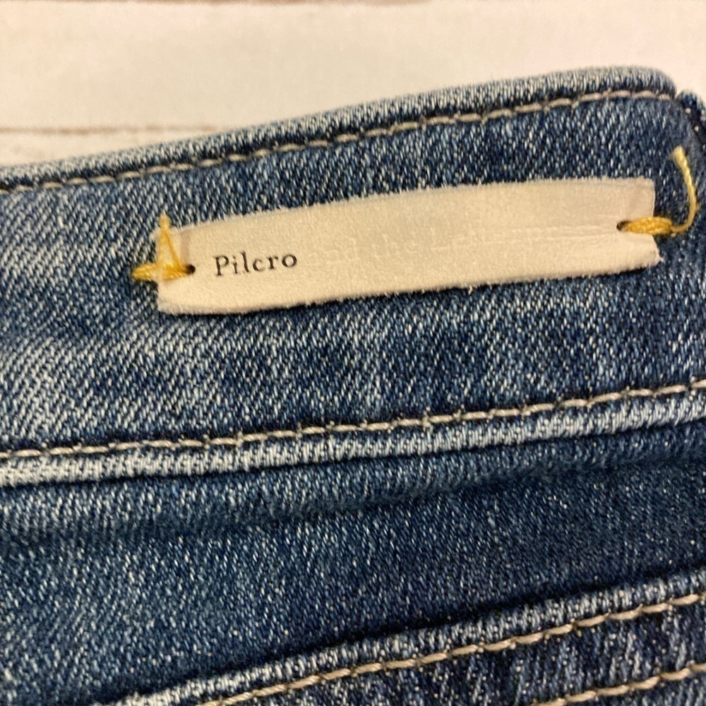 Anthropologie Pilcro and The Letterpress Fit Stet Jean Shorts Size 26 - Picture 9 of 10